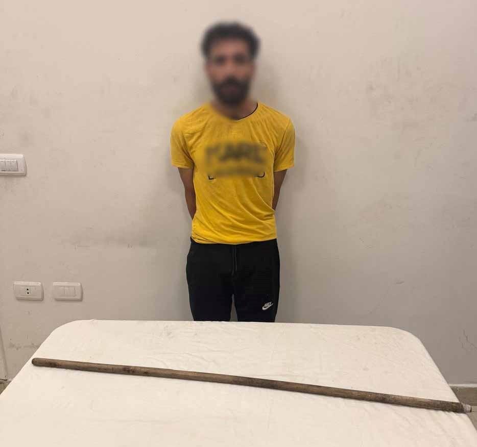 ضبط المتهم بالتعدي على والدته...