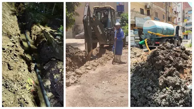 مياه القناة تُنهي أزمة عمارات أمانكو بالقنطرة غرب بعد إحلال الشبكات