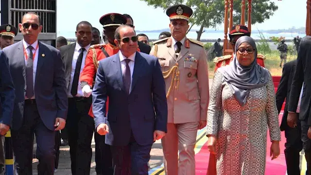 السيسي ينعى زوج رئيسة تنزانيا...