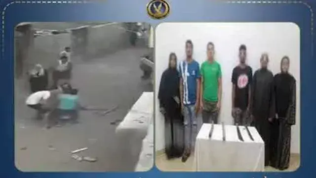حجارة وأسلحة بيضاء في الشارع.....