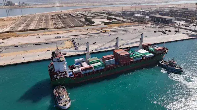 بدء التشغيل التجريبي لمحطة البضائع العامة والصب بميناء السخنة