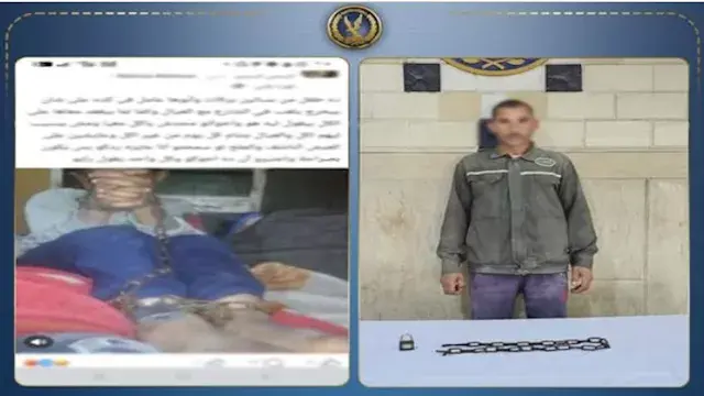 تفاصيل صادمة.. أب يقيد نجله دا...