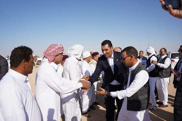 وزير الرياضة يقدم واجب العزاء...