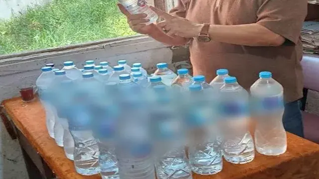 ضبط مياه معبأة مغشوشة وإعادة ا...
