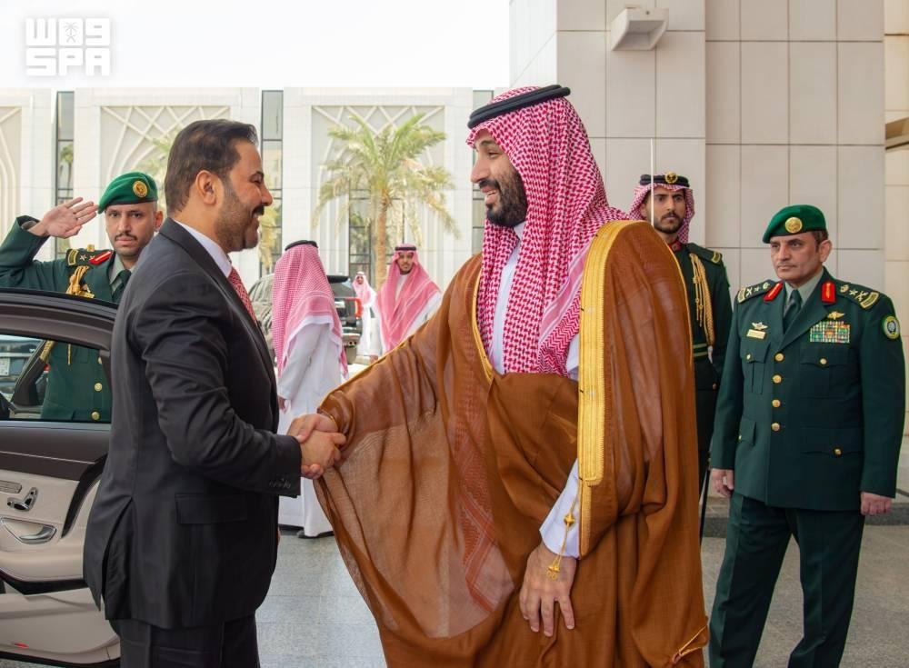 ولي العهد يؤكد حرص المملكة على تعزيز التعاون الأمني مع العراق