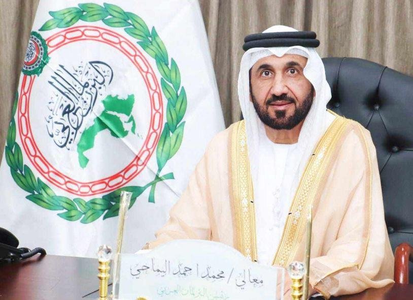 رئيس البرلمان العربي يدين الاع...