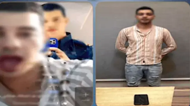 بث مباشر يُوقع "فرد شرطة" في م...