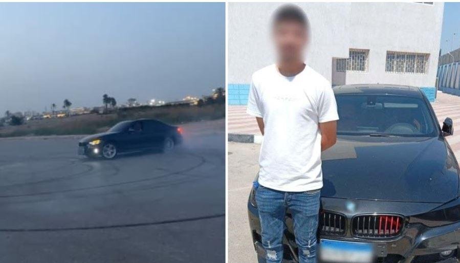ضبط طالب يقود سيارة ملاكي برعو...