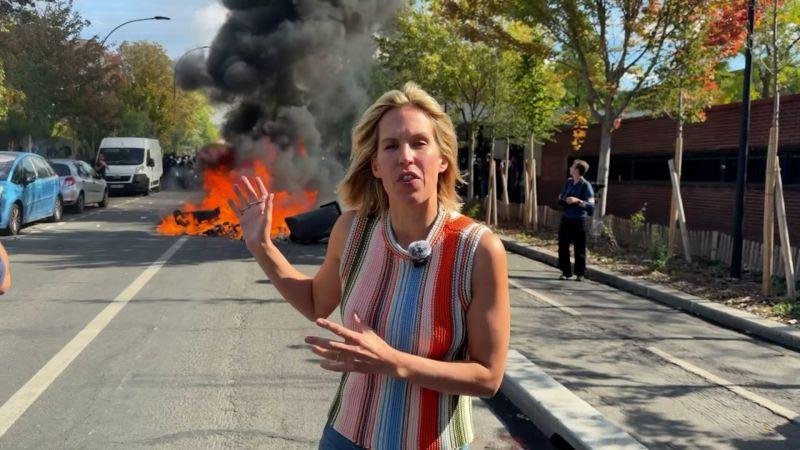 احتجاجات الطلاب تتصاعد في فرنسا.. حرائق واشتباكات مع الشرطة وأكثر من 600 موقوف