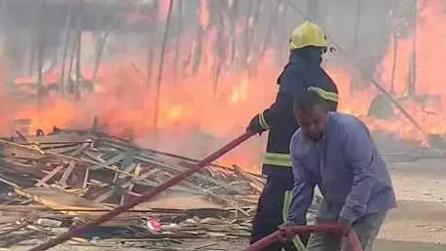 النيابة تنتدب المعمل الجنائي في حريق لوكيشن "بيت بابا 2" بمدينة الإنتاج الإعلامي