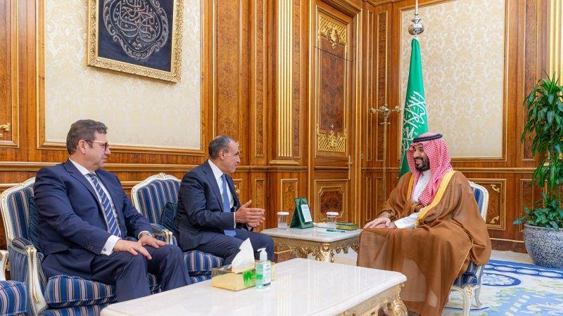 ولي العهد السعودي يستقبل وزير الخارجية ورئيس المخابرات المصريين ويتسلم رسالة خطية من السيسي