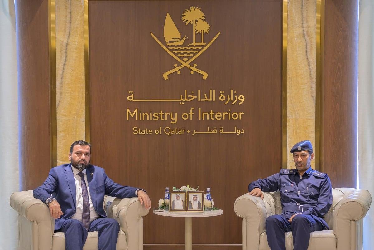 مدير عام الأمن العام يجتمع مع رئيس الهيئة المركزية للرقابة والتفتيش في سوريا