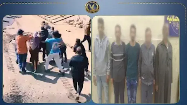 الداخلية تضبط 5 أشخاص تعدوا على موظف أثناء رصف طريق بالشرقية
