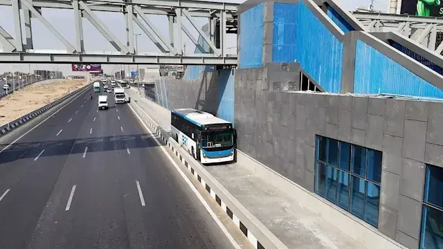 تفاصيل حادث خروج أتوبيس ترددي...