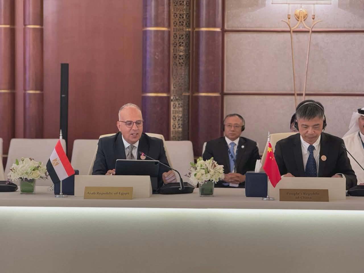 مصر تدعو لشراكة عالمية للموارد المائية غير التقليدية وإدارة المياه الخضراء