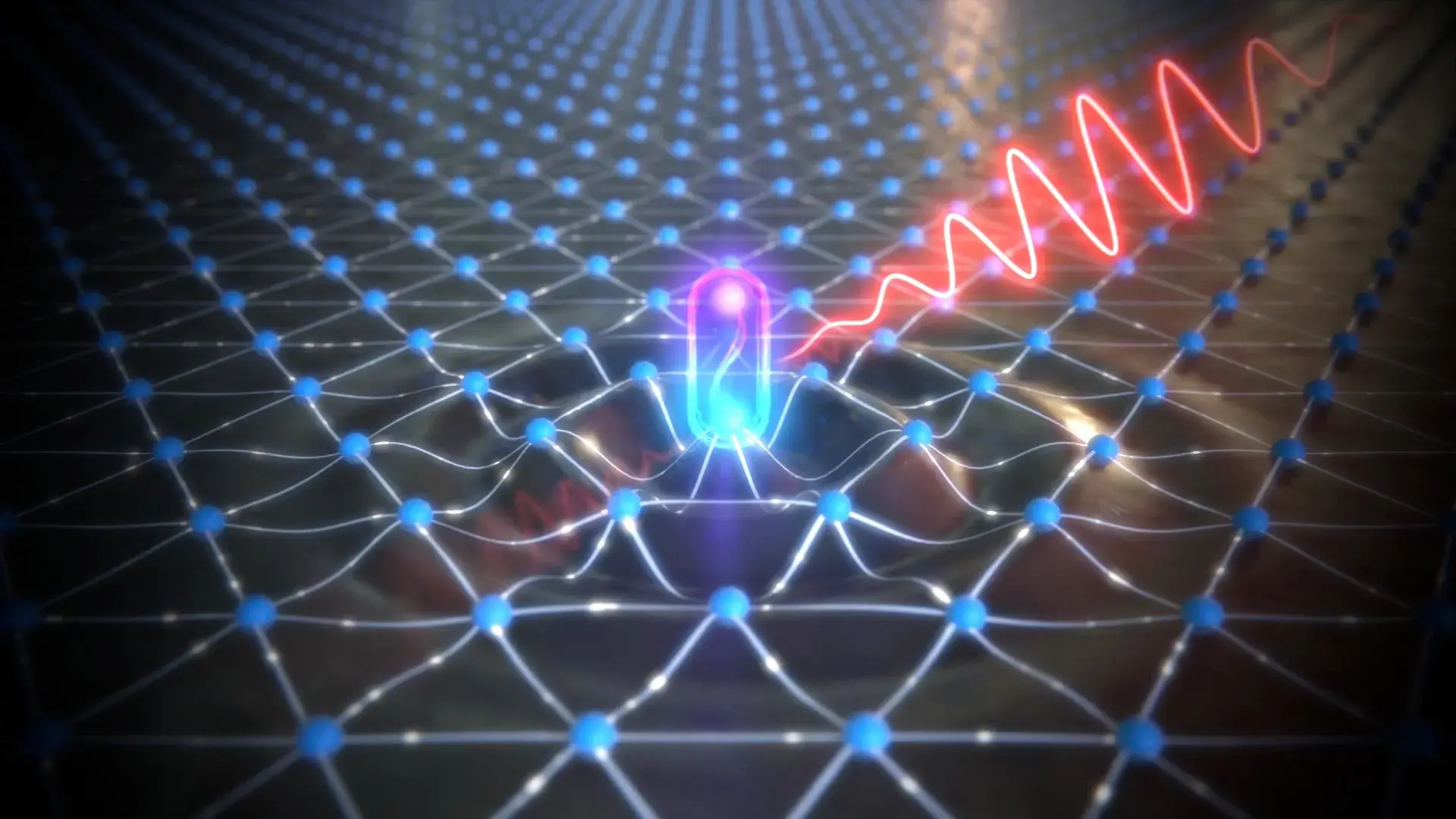 A strange crystal made of elec...