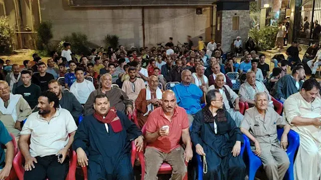 حشود جماهيرية في أسيوط لمؤازرة...