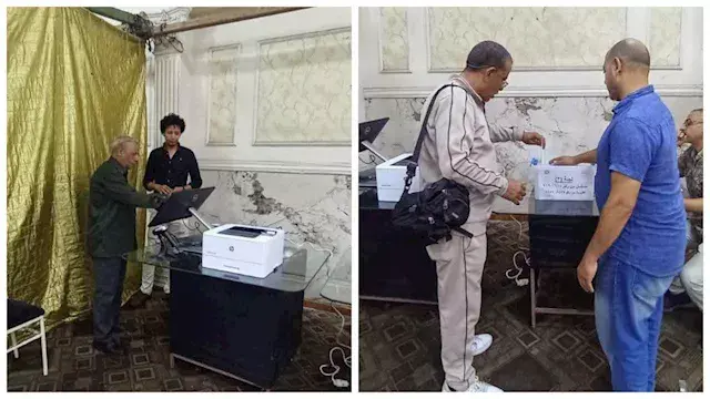 تطبيق التصويت الإلكتروني بانتخابات مراكز الشباب لأول مرة بالإسكندرية - صور