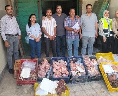 ضبط 10 أطنان سلع فاسدة ومجهولة...
