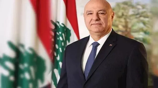 الرئيس اللبناني: طرح وقف إطلاق...