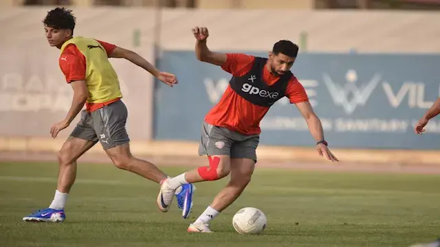 20 صورة من مران سيراميكا استعد...