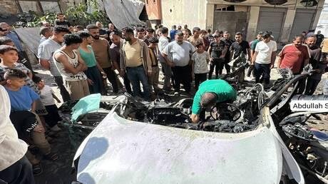 مقتل شاب فلسطيني بضربة إسرائيلية استهدفت مركبة شرق غزة