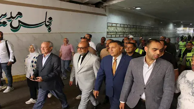 محافظ القليوبية يفتتح 3 أنفاق بالخصوص أسفل الطريق الدائري - صور