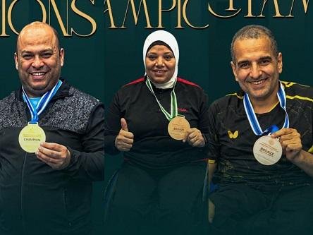 منتخب مصر البارالمبي لتنس الطا...