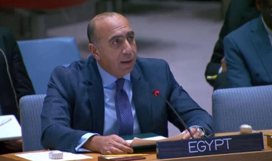 مندوب مصر بمجلس الأمن: نرفض أي...