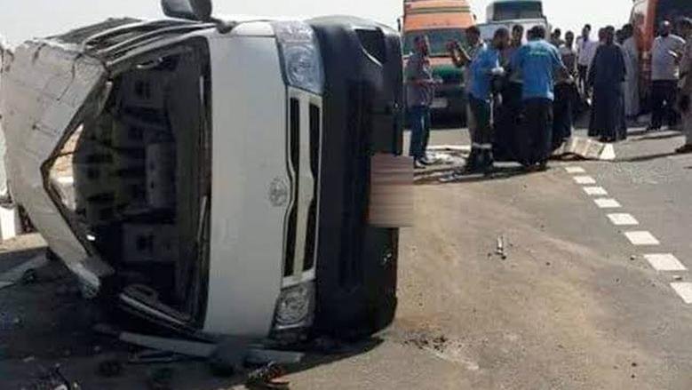 إصابة 15 أمين شرطة وسائق في ان...