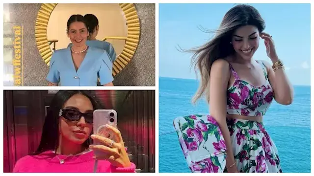 ميرنا جميل على البحر وهند صبري...