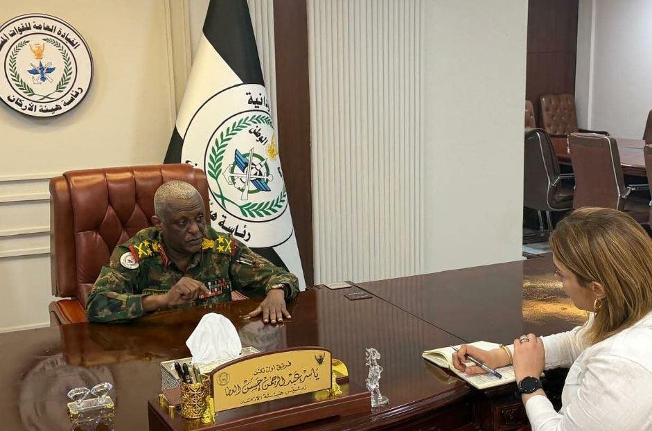 رئيس أركان الجيش السوداني ياسر...