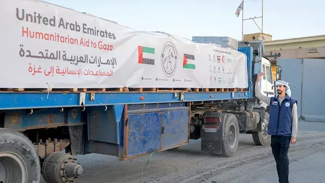 الإمارات تواصل دعم الشعب الفلسطيني بمساعدات إنسانية جديدة إلى غزة