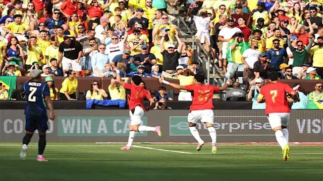 تألق زيكو وخطأ مهند لاشين.. ملخص شوط مصر والبرازيل الأول في ودية أوهايو