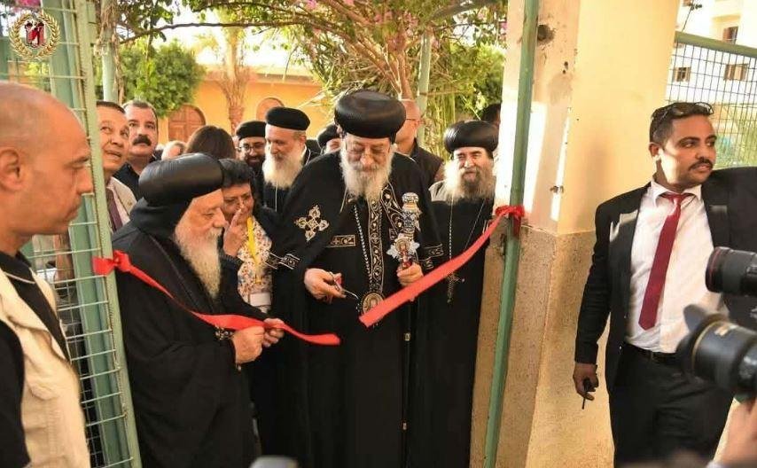 البابا تواضروس يفتتح المرحلة الأولى لمشروع مسار العائلة المقدسة بـ كوم ماريا في ملوي