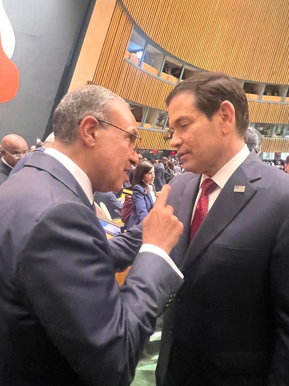 وزير الخارجية يؤكد لنظيره الأم...