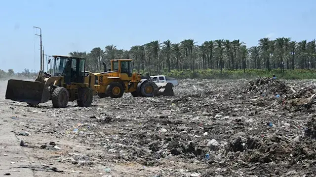 البحيرة ترفع 6 آلاف طن مخلفات من مقلب "كوم بلاج" خلال 72 ساعة