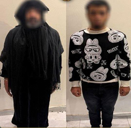 ضبط شخصين أحدهما يرتدي ملابس نسائية قبل تنفيذهما جريمة قتل بالجيزة