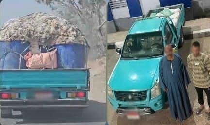 ضبط سيارة محملة بالدواجن الناف...