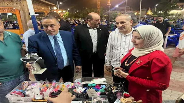 افتتاح معرض المنتجات الحرفية و...