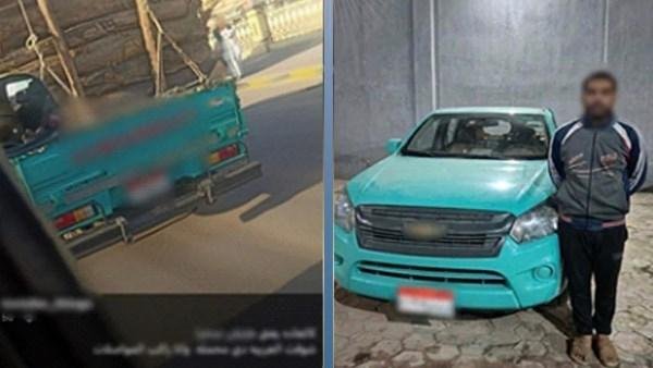 القبض على قائد سيارة نقل بسبب حمولة زائدة بكفر الشيخ.. وهذه عقوبته