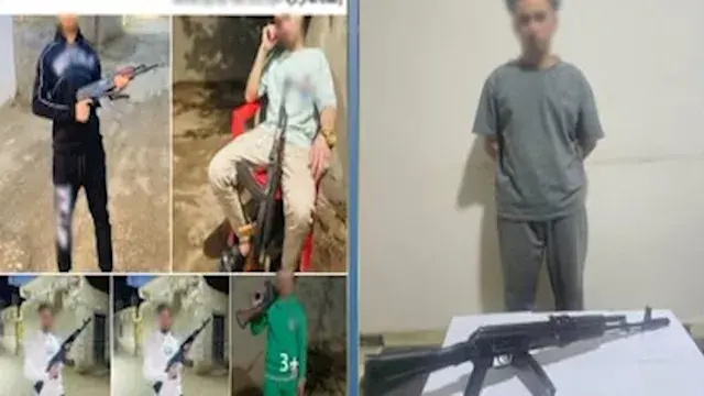 سقوط صاحب صور السلاح الآلي الم...