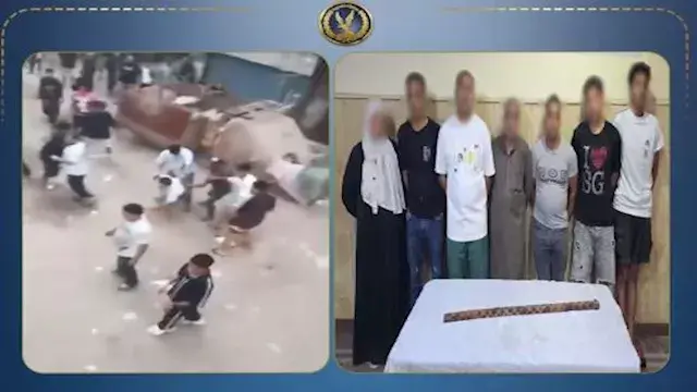 ضبط 7 أشخاص في مشاجرة بالعصا و...