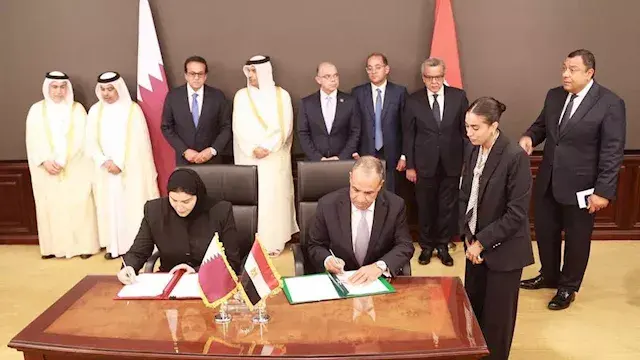 منحة قطرية لإنشاء مستشفى الشيخ...