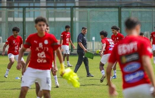 منتخب مصر للناشئين يختتم تدريب...