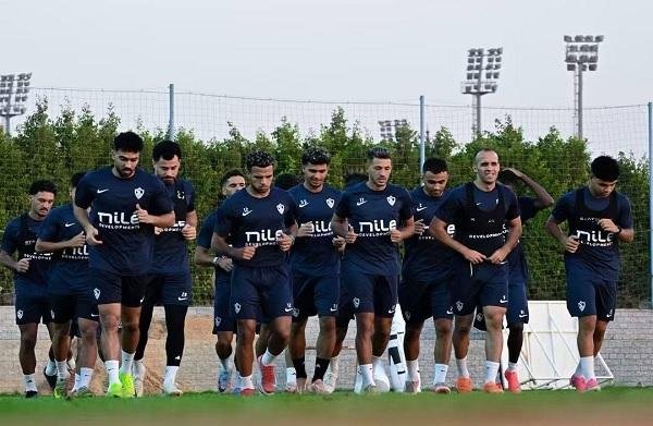 تدريبات استشفائية للاعبي الزمالك الأساسيين في مباراة بطل جيبوتي