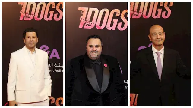عمرو أديب وشيكو وإياد نصار في...