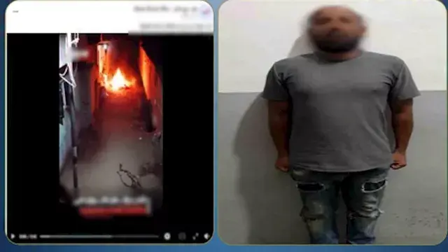 ضبط عاطل لإشعاله النيران في مت...