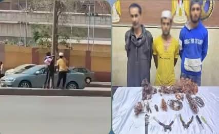 القبض على المتهمين بسرقة أسلاك...