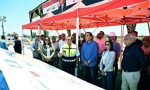 رئيس الوزراء يتفقد مواقع العمل...